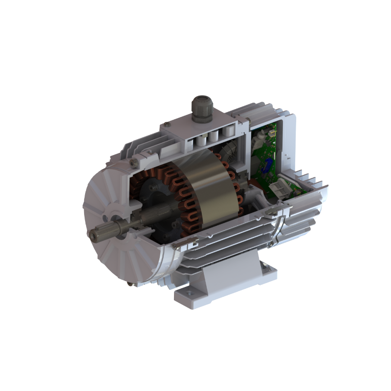 Moteur EC à grande vitesse pour les systèmes de ventilation industriels