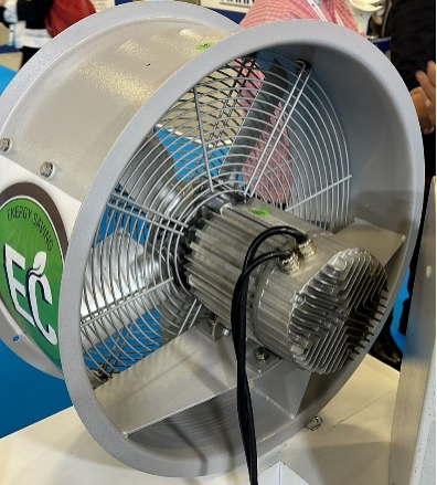 Ventilateur axial EC &agrave; bo&icirc;tier court pour la ventilation